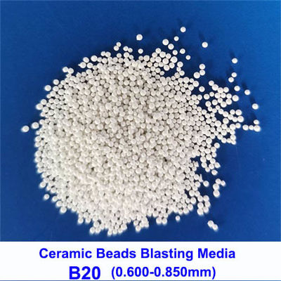 700HV Ceramic Blasting Media Zirconia Sand B20 B30 B40 B60 For Metal Surface Finish