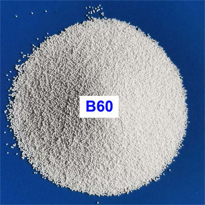 Iron Free Ceramic Blasting Media B60 B120 For Stainless Steel Parts Surface Finish