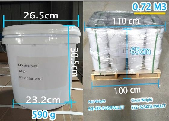 B40 Zirconia Ceramic Bead Blasting Media For Metal Surface Finish For Sandblasting Machine