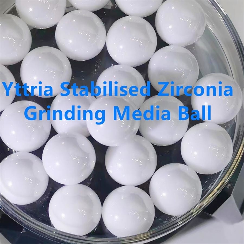 95 Yttria Zirconia Beads Grinding Media 50mm Balls High Strength For Electronic