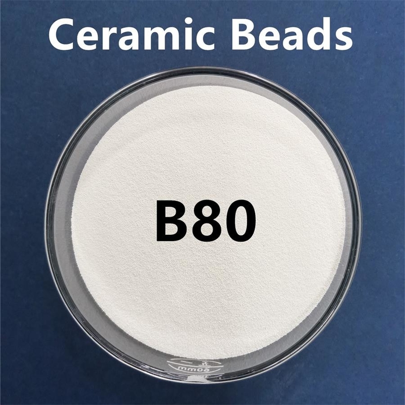 Smalzare perline ceramiche con durezza di 700 HV e gravità reale di 3,85 G/cm3