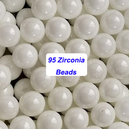 Dimensione delle particelle 0,1-50 mm Circonia media di rettifica con densità vera di 6,05 kg/dm3