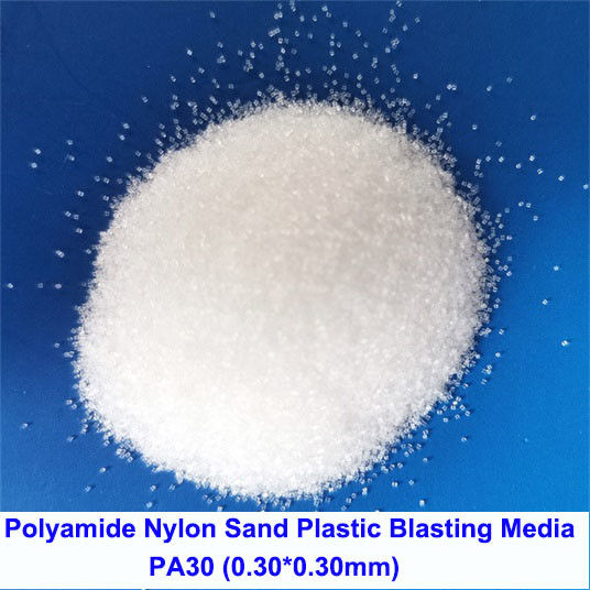 Red White Polyamide PA30 Nylon Sand Plastic Media Blasting PA30 PA40 PA20 Deburring