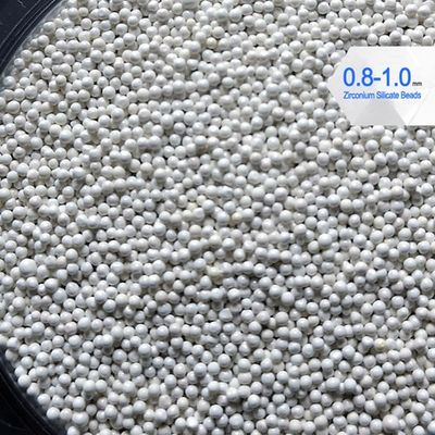 Il silicato di zirconio di alta tensione 900 borda la densità 4g/cm3 di 0.8-1.0mm per la macinazione dell'inchiostro da stampa